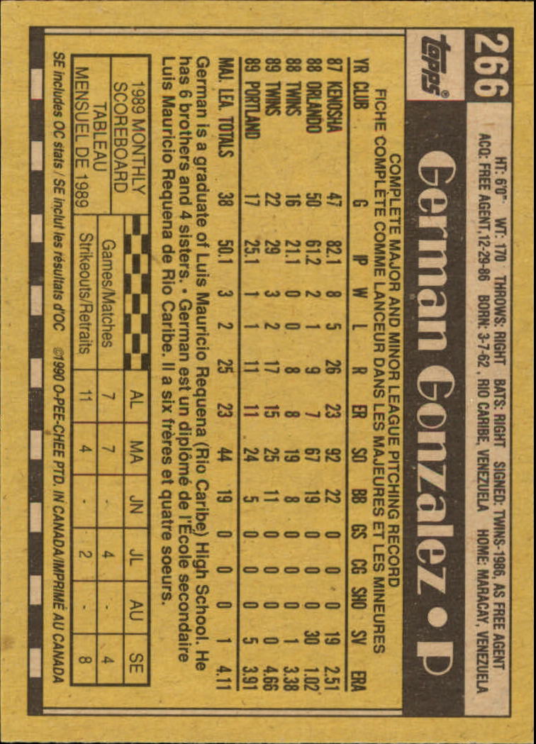 A6588- 1990 O-Pee-Chee BB Card #s 201-400 +Rookies -You Pick- 15+ FREE US SHIP - Picture 127 of 381