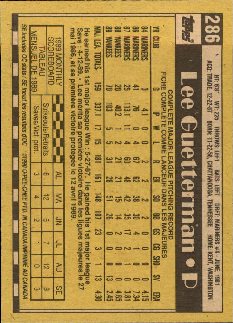 A6588- 1990 O-Pee-Chee BB Card #s 201-400 +Rookies -You Pick- 15+ FREE US SHIP - Picture 165 of 381