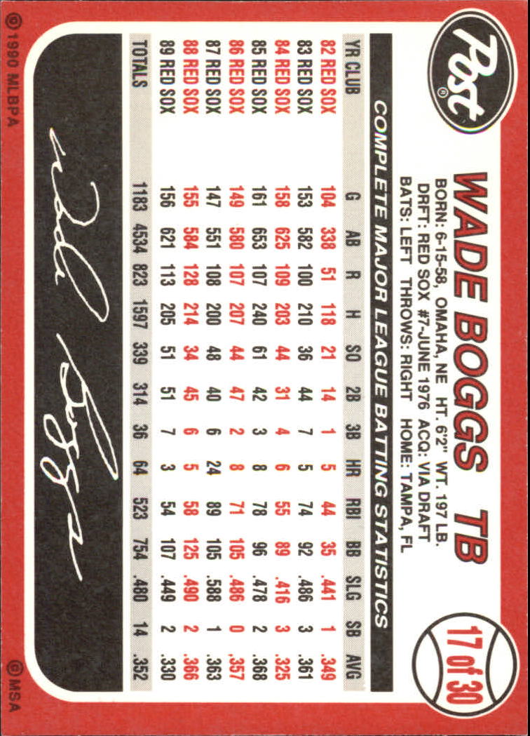 A8379- 1990 Post Baseball Card #' S 1-30 -du Pick- 15 + Gratis US Schiff - Bild 29 von 49