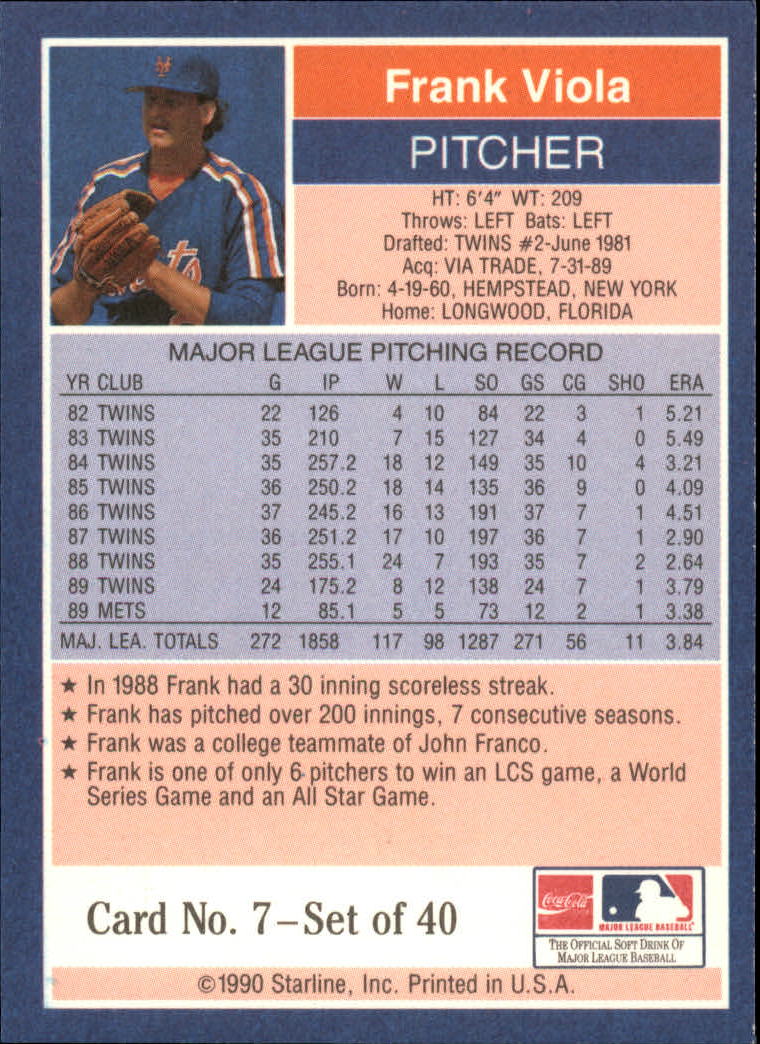 B2979- 1990 Starline Long John Baseball Cards 1-40 -You Pick- 15+ FREE US SHIP - Picture 15 of 81