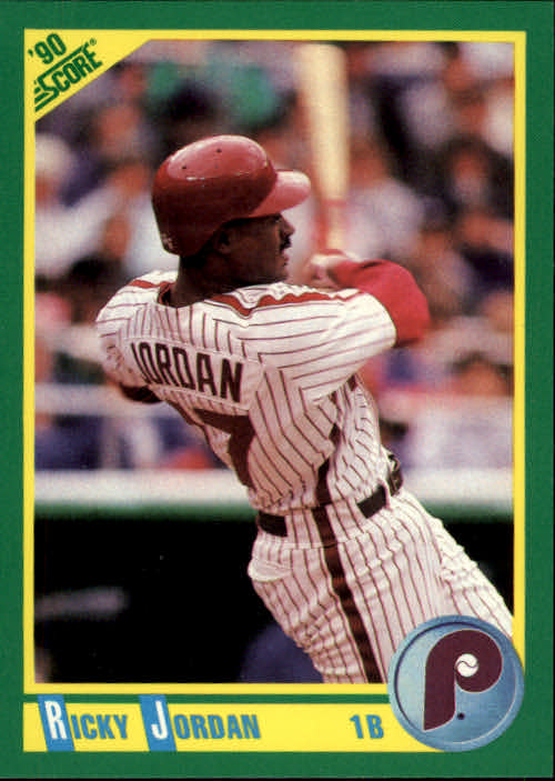 1990 Score #16 Ricky Jordan