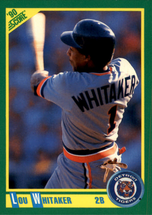 1990 Score #75 Lou Whitaker