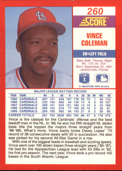 A2254- 1990 Score Baseball Cards 245-490 +Rookies -You Pick- 15+ FREE US SHIP - Picture 33 of 495