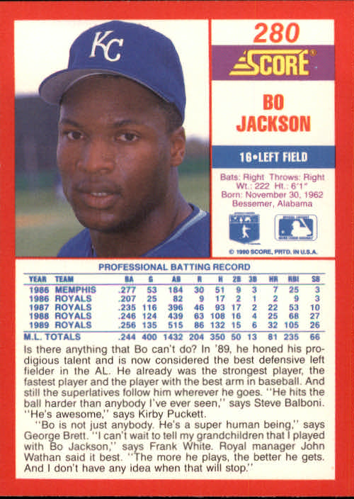 A2254- 1990 Score Baseball Cards 245-490 +Rookies -You Pick- 15+ FREE US SHIP - Picture 73 of 495