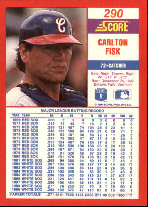 A2254- 1990 Score Baseball Cards 245-490 +Rookies -You Pick- 15+ FREE US SHIP - Picture 93 of 495