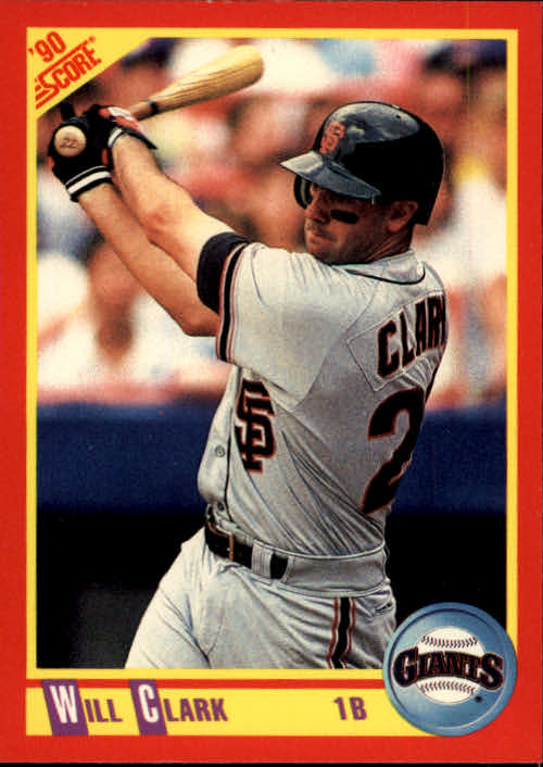 1990 Score #300 Will Clark