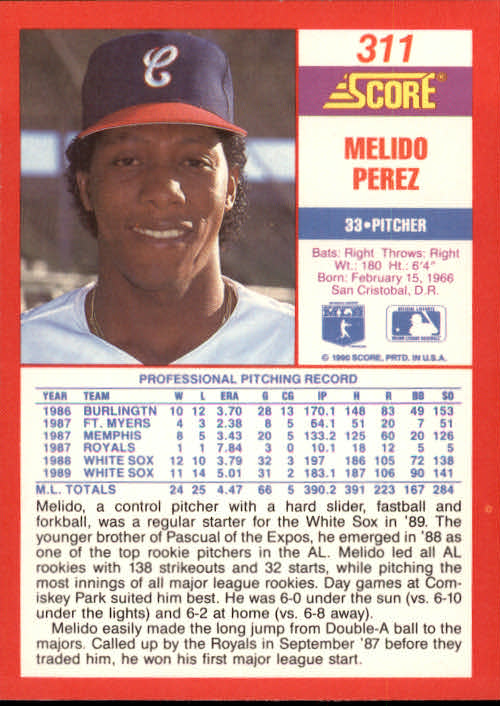 A2254- 1990 Score Baseball Cards 245-490 +Rookies -You Pick- 15+ FREE US SHIP - Picture 135 of 495