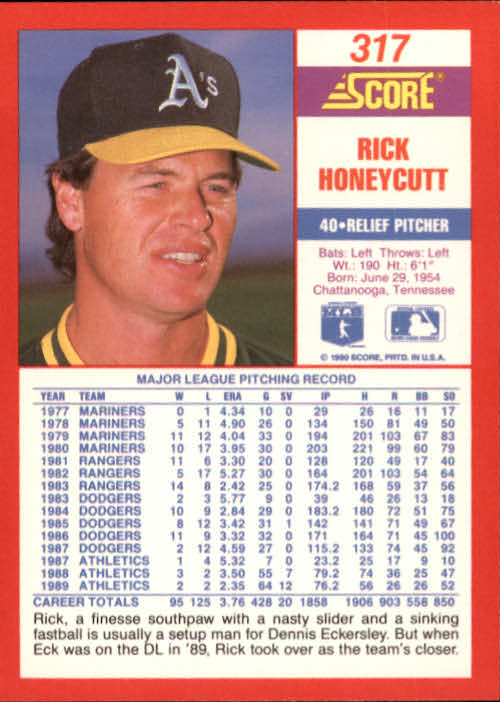 A2254- 1990 Score Baseball Cards 245-490 +Rookies -You Pick- 15+ FREE US SHIP - Picture 147 of 495