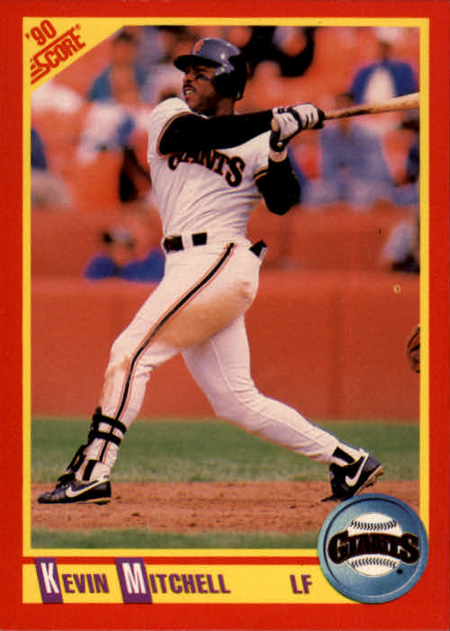 1990 Score #343 Kevin Mitchell