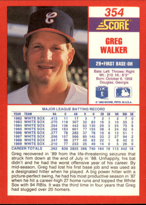 A2254- 1990 Score Baseball Cards 245-490 +Rookies -You Pick- 15+ FREE US SHIP - Picture 221 of 495