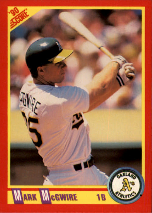 1990 Score #385 Mark McGwire