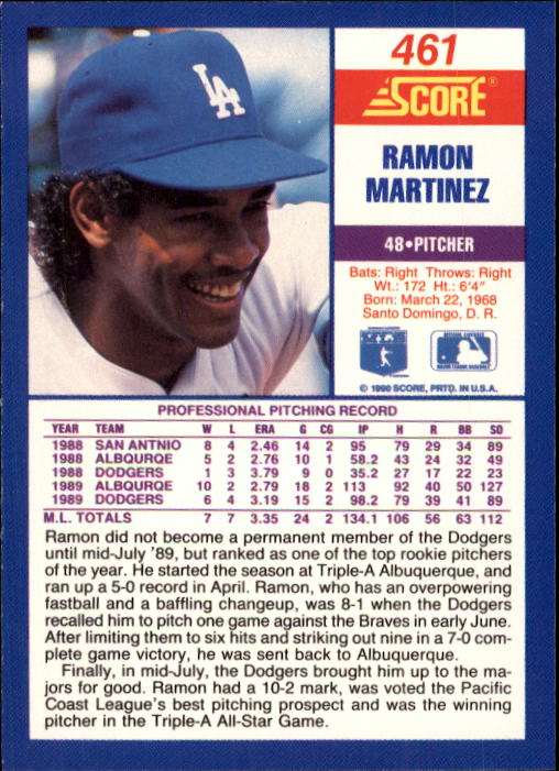 A2254- 1990 Score Baseball Cards 245-490 +Rookies -You Pick- 15+ FREE US SHIP - Picture 437 of 495