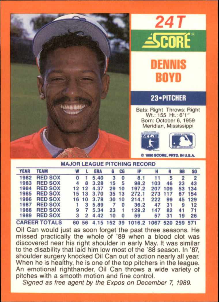 A9310- 1990 Score Rookie/Traded BB Card #s 1-110 -You Pick- 15+ FREE US SHIP - Picture 49 of 217