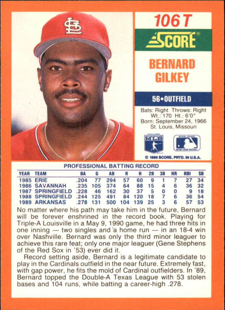 A9310- 1990 Score Rookie/Traded BB Card #s 1-110 -You Pick- 15+ FREE US SHIP - Picture 209 of 217