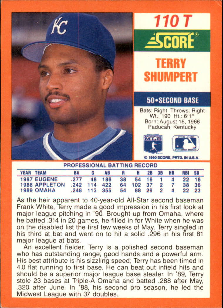 A9310- 1990 Score Rookie/Traded BB Card #s 1-110 -You Pick- 15+ FREE US SHIP - Picture 217 of 217