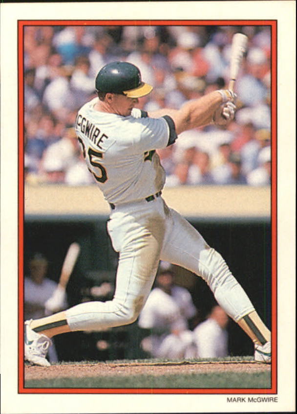 1990 Topps Glossy Send-Ins #42 Mark McGwire
