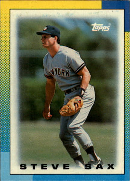  1989 Topps Baseball Card #40 Steve Sax