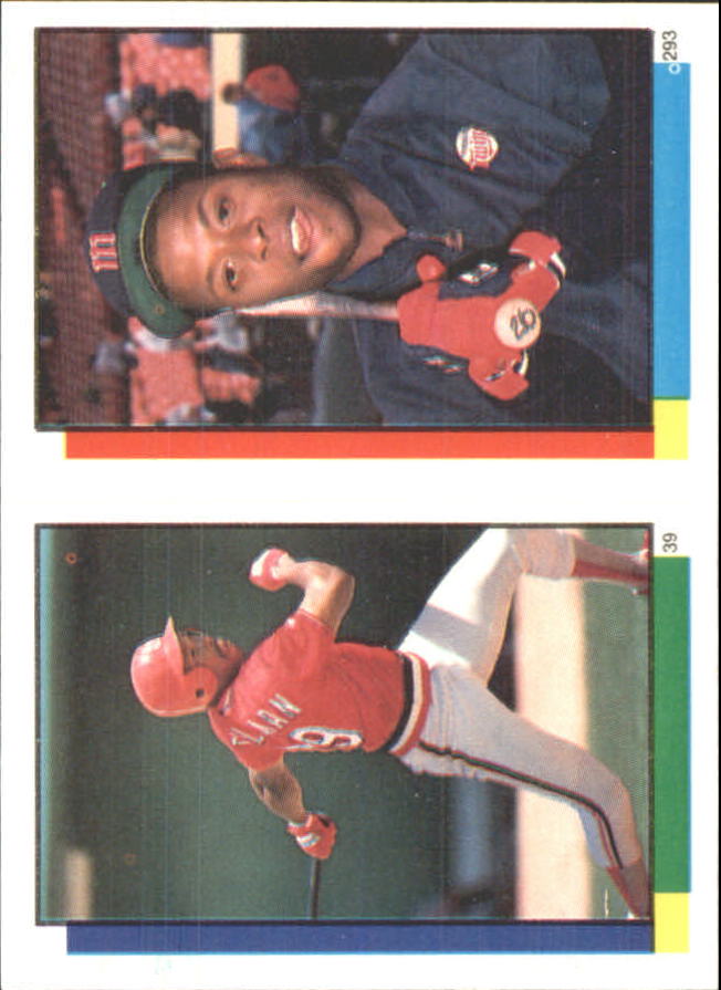 1990 Topps Stickers #39 Vince Coleman (293)