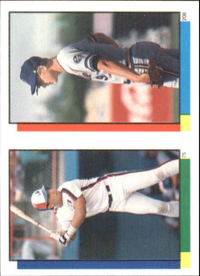 1990 Topps Stickers #75 Andres Galarraga (208)
