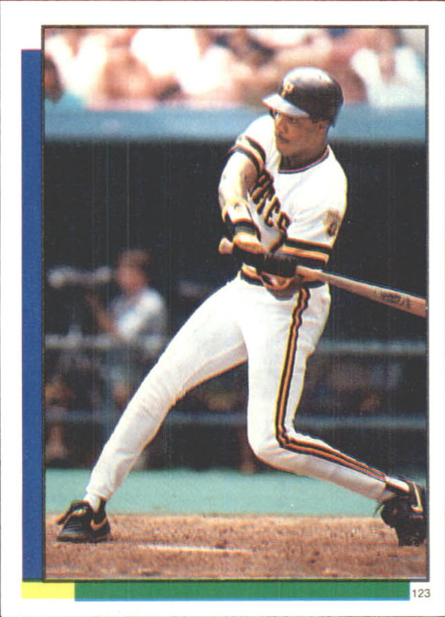 1990 Topps Stickers #123 Barry Bonds