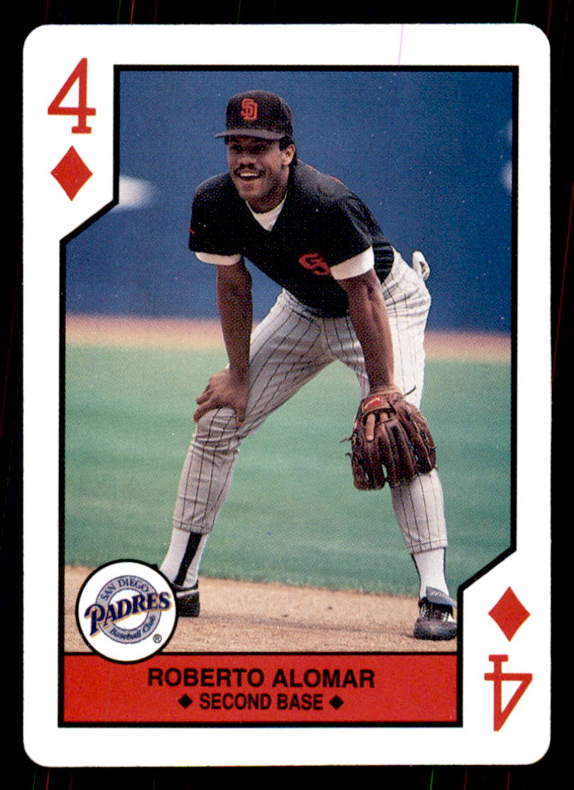 1990 U.S. Playing Cards All-Stars #4D Roberto Alomar