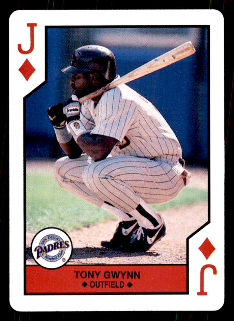 1990 U.S. Playing Cards All-Stars #11D Tony Gwynn