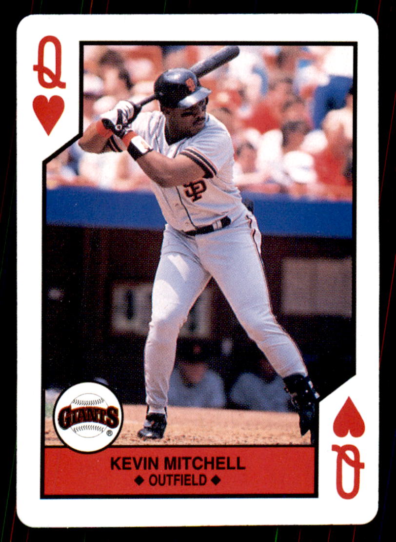 1990 U.S. Playing Cards All-Stars #12H Kevin Mitchell