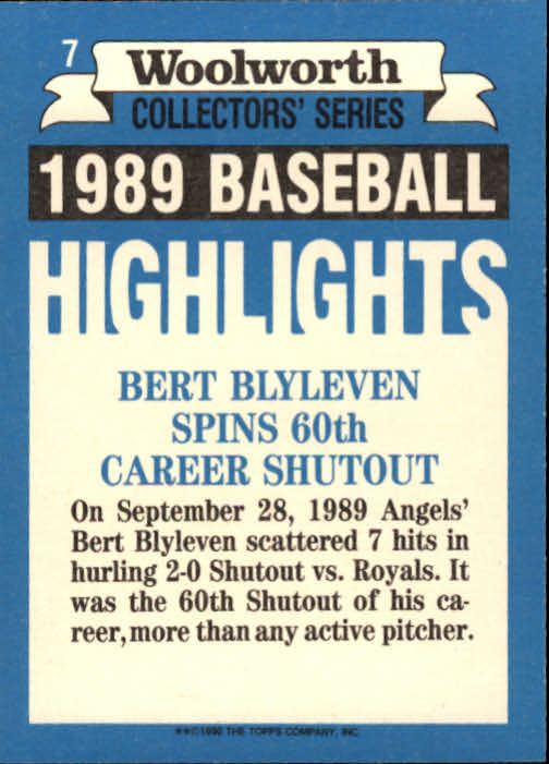 A7740- 1990 Woolworth Topps Baseball Karten 1-33 -du Pick- 15 + Gratis US Schiff - Bild 15 von 67