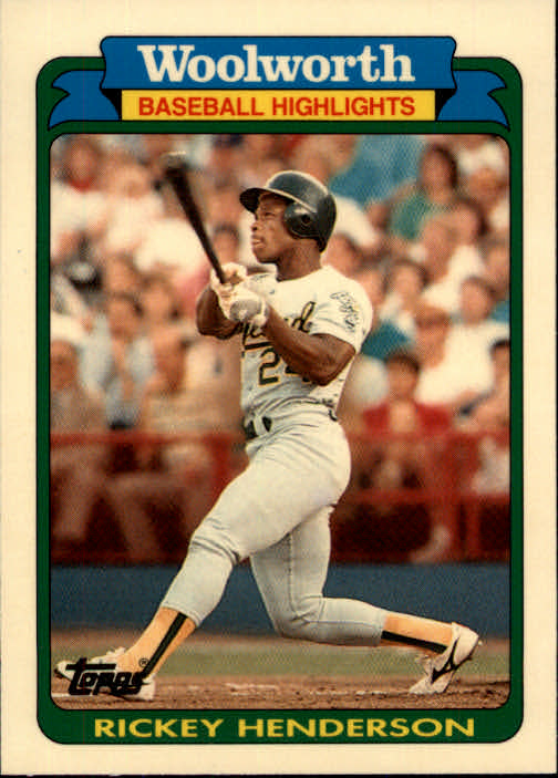 1990 Woolworth's Topps #14 Rickey Henderson