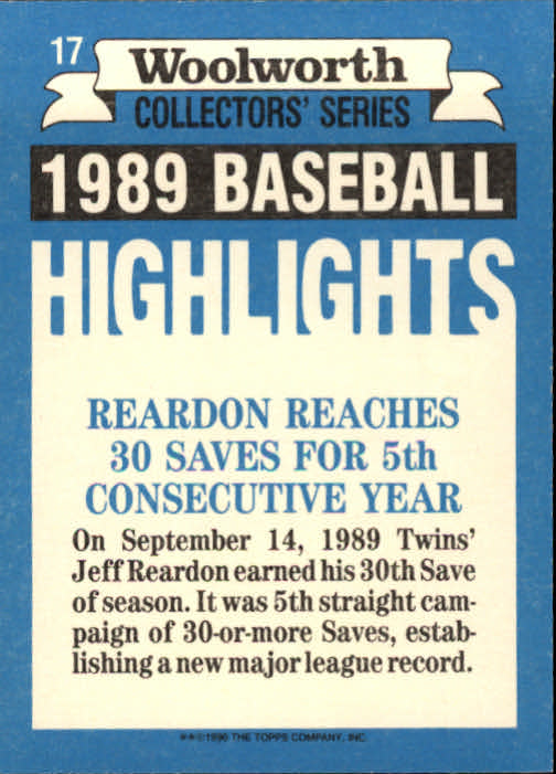 A7740- 1990 Woolworth Topps Baseball Karten 1-33 -du Pick- 15 + Gratis US Schiff - Bild 35 von 67