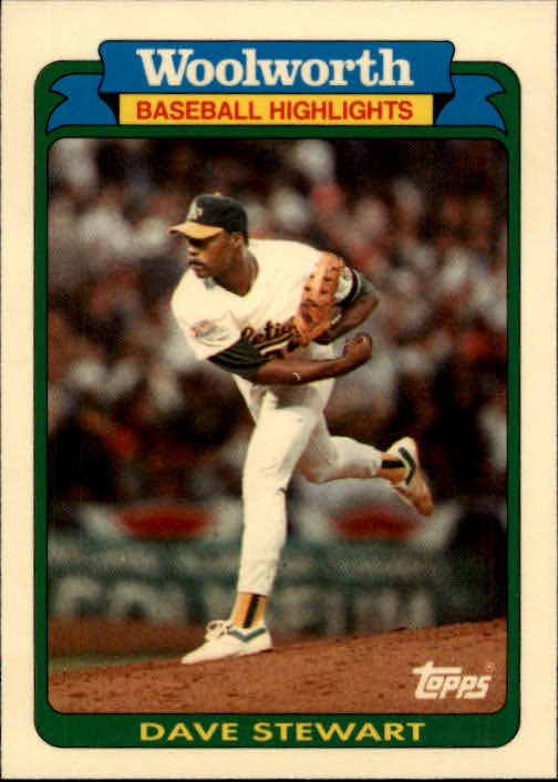 1990 Woolworth's Topps #25 Dave Stewart