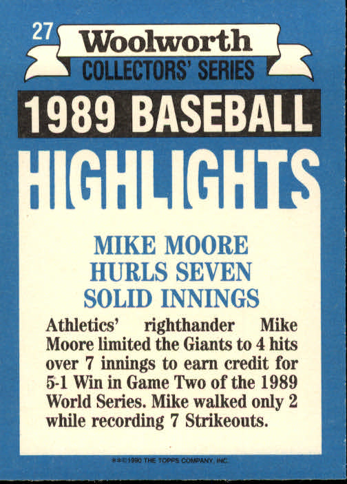 A7740- 1990 Woolworth Topps Baseball Karten 1-33 -du Pick- 15 + Gratis US Schiff - Bild 55 von 67