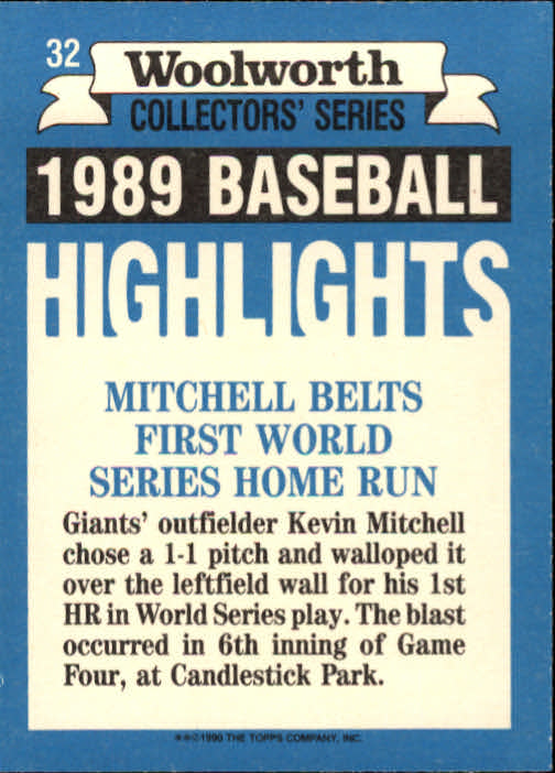 A7740- 1990 Woolworth Topps Baseball Karten 1-33 -du Pick- 15 + Gratis US Schiff - Bild 65 von 67