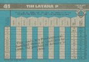 1990 Bowman #41 Tim Layana RC back image
