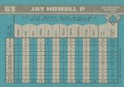 1990 Bowman #83 Jay Howell back image
