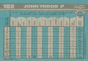 1990 Bowman #188 John Tudor back image