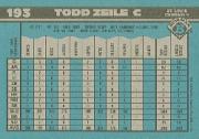 1990 Bowman #193 Todd Zeile back image