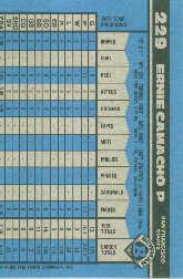 1990 Bowman Baseball "Main Set" Base Cards #201 to #400 - Picture 59 of 398