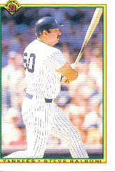 1990 Bowman #436 Steve Balboni