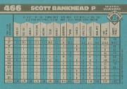 1990 Bowman #466 Scott Bankhead back image