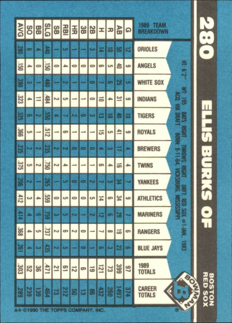 1990 Bowman Tiffany Baseball "Main Set" Base Cards #251 to #527 - Picture 53 of 461