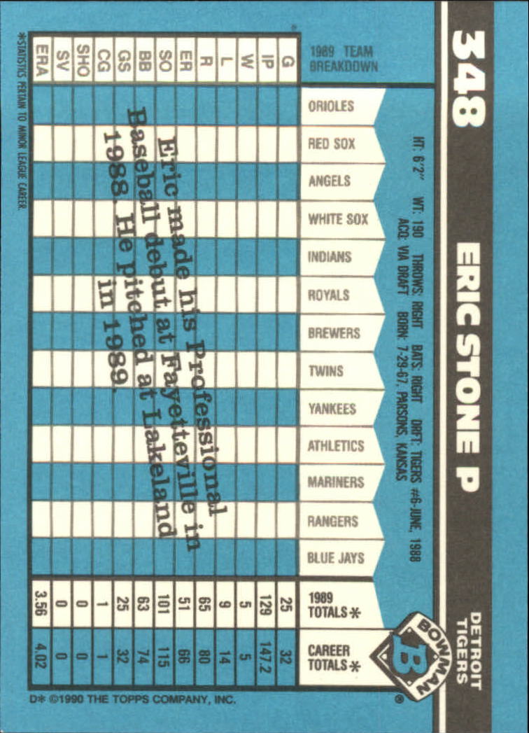 1990 Bowman Tiffany Baseball "Main Set" Base Cards #251 to #527 - Picture 161 of 461