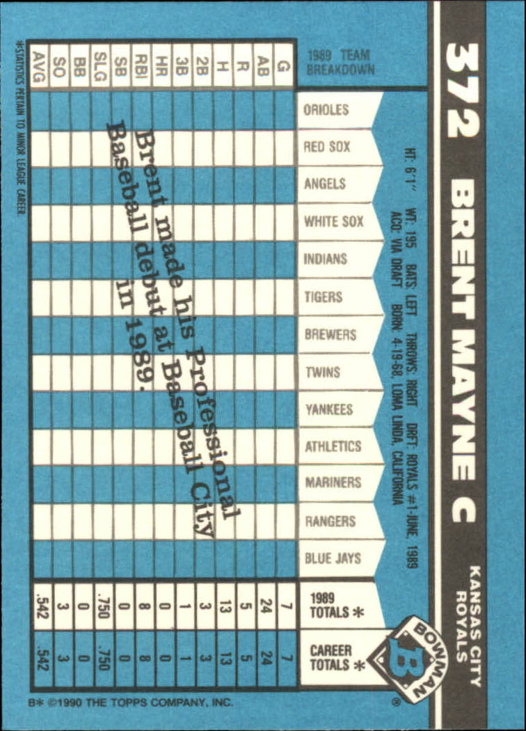 1990 Bowman Tiffany Baseball "Main Set" Base Cards #251 to #527 - Picture 203 of 461