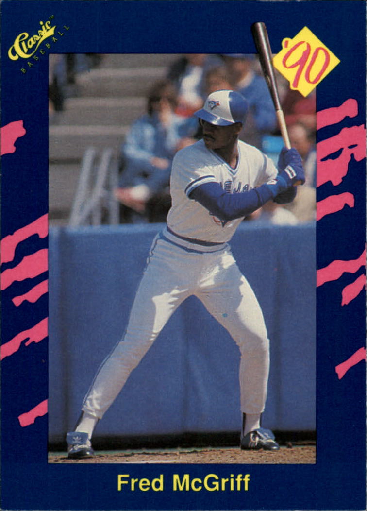 1990 Classic Blue #19 Fred McGriff