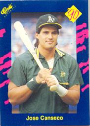 1990 Classic Blue #22 Jose Canseco