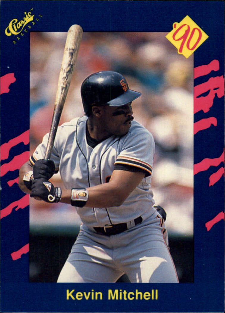 1990 Classic Blue #64 Kevin Mitchell