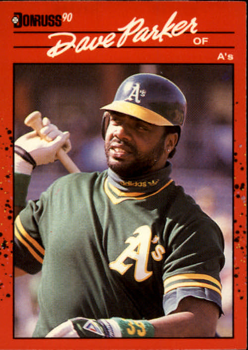 1990 Donruss Oakland Athletics Baseball Card #328 Dave Parker | eBay