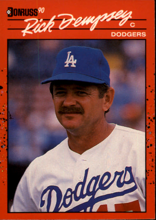  1990 Donruss #557 Rick Dempsey Los Angeles Dodgers