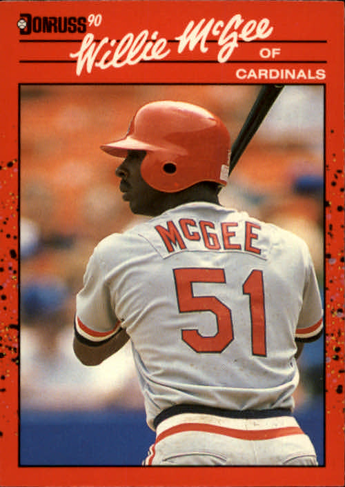  1983 Donruss #190 Willie McGee NM-MT RC Rookie St