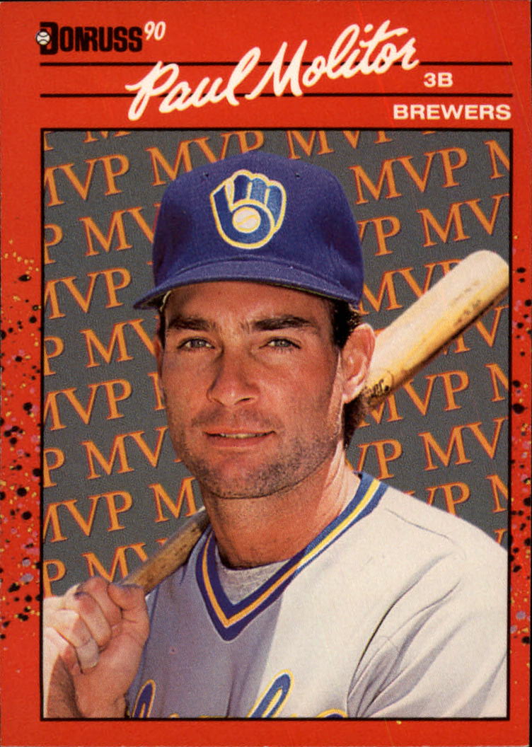 1990 Donruss Bonus MVP's #BC15 Paul Molitor - NM-MT